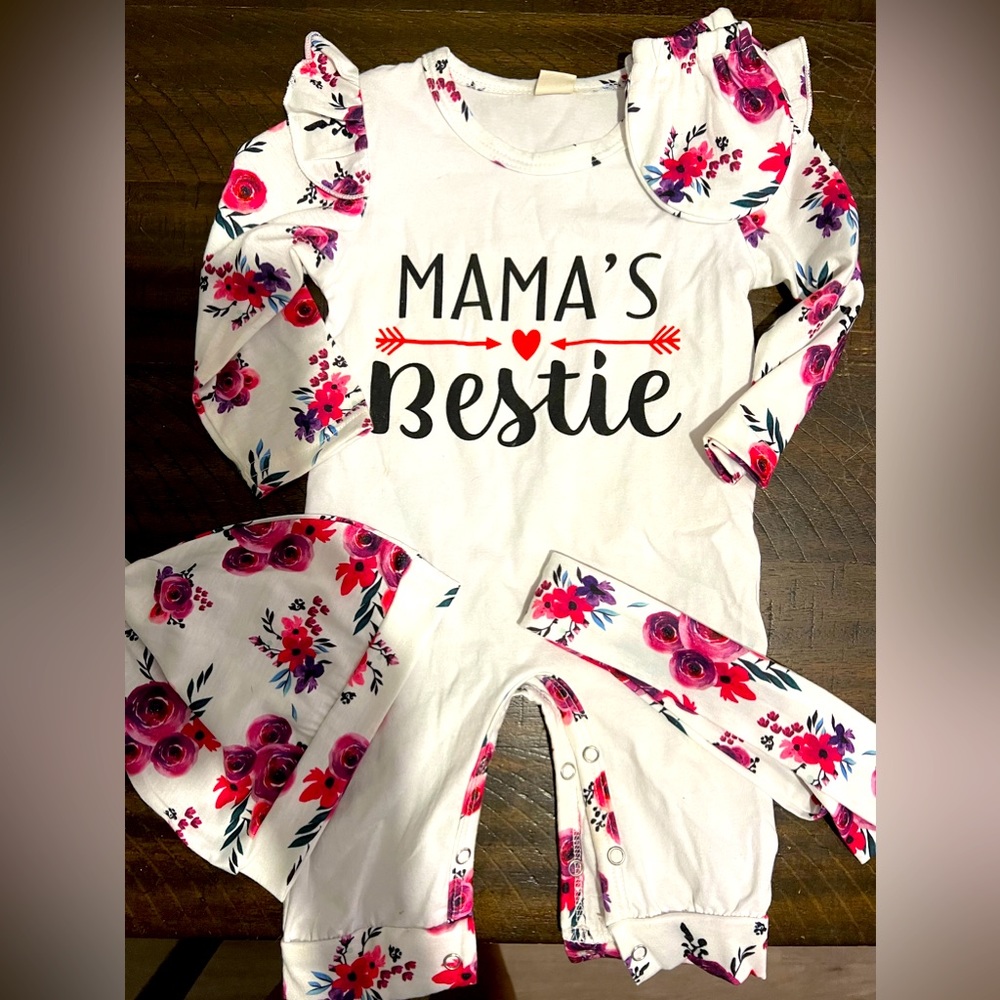 Mama’s Bestie jumper and hat
